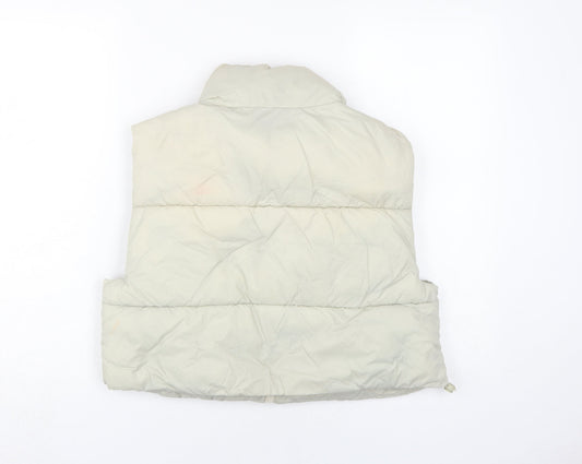 Pull & Bear Women's Beige Waistcoat, M, Casual