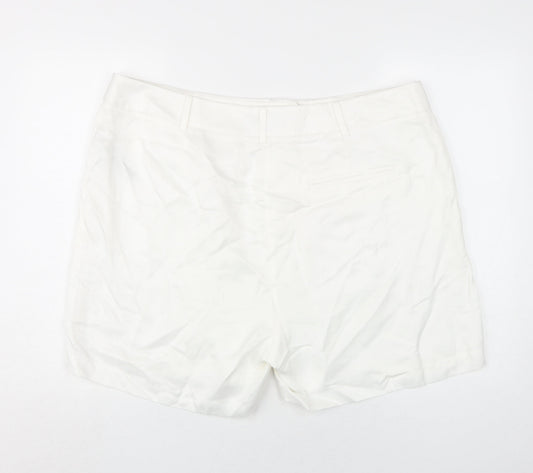 Marks and Spencer Women's White Plus Shorts