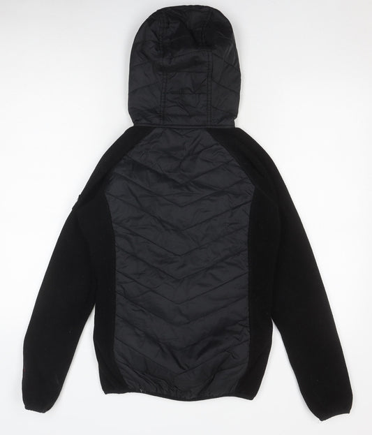 Trespass Women's Black XS Hooded Puffer Jacket