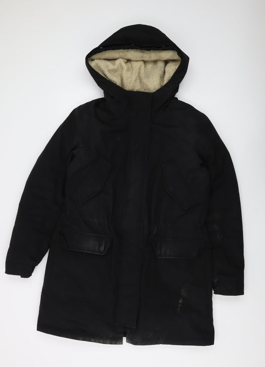 Calvin Klein Jeans Women's Black Parka Jacket M