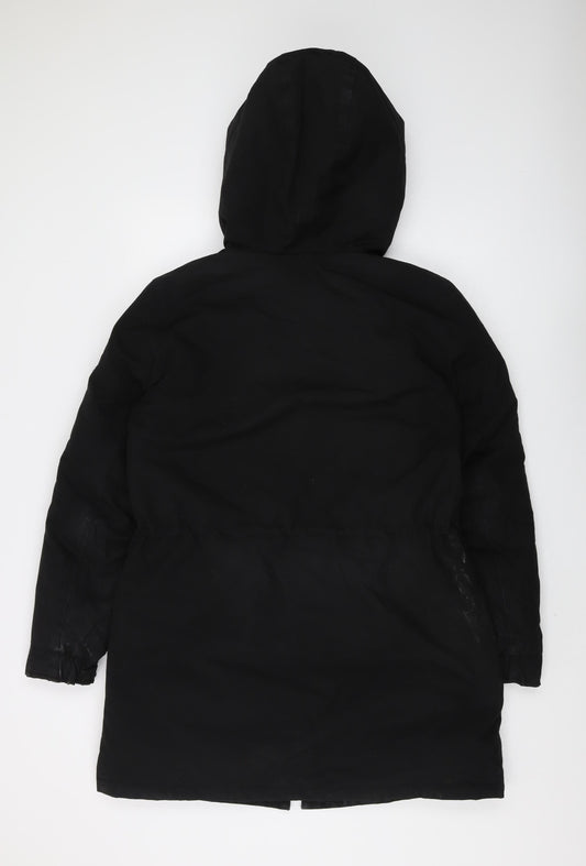 Calvin Klein Jeans Women's Black Parka Jacket M