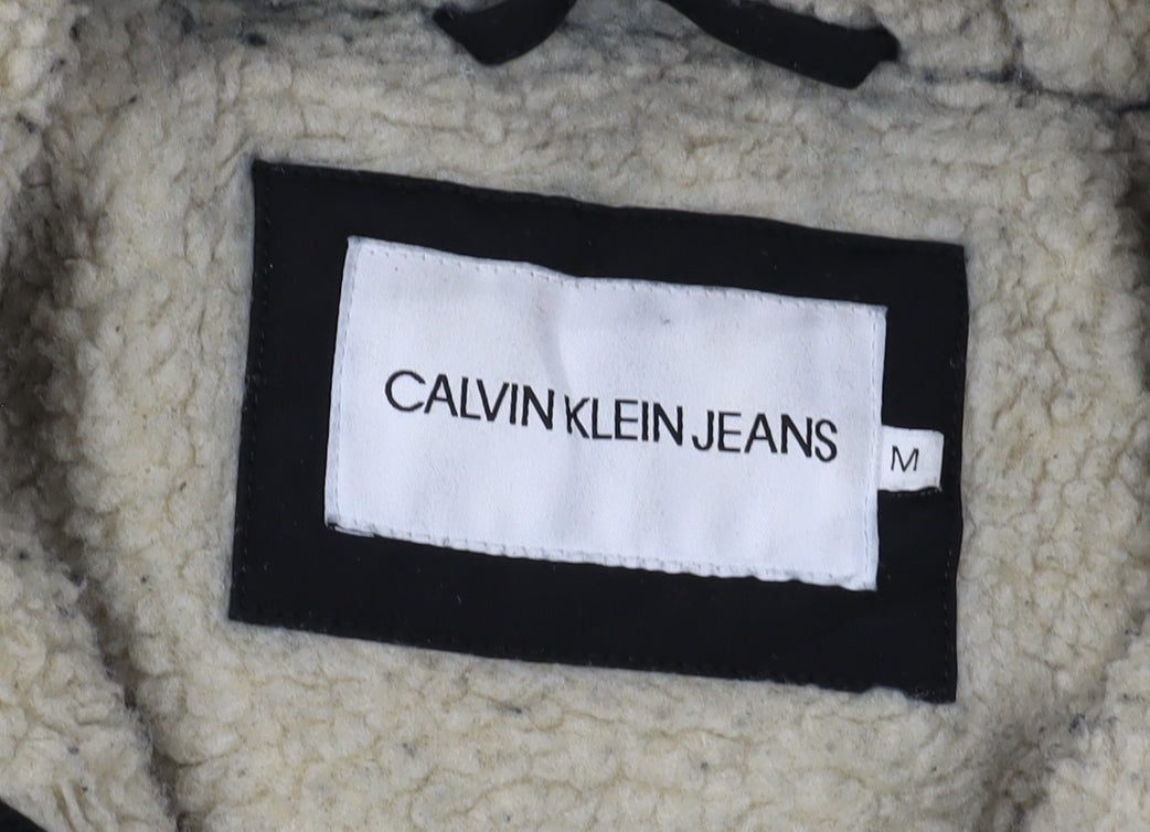 Calvin Klein Jeans Women's Black Parka Jacket M