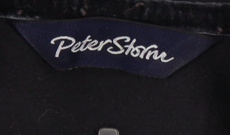 Peter Storm Women's Black Fleece Pullover Sweatshirt Size 14
