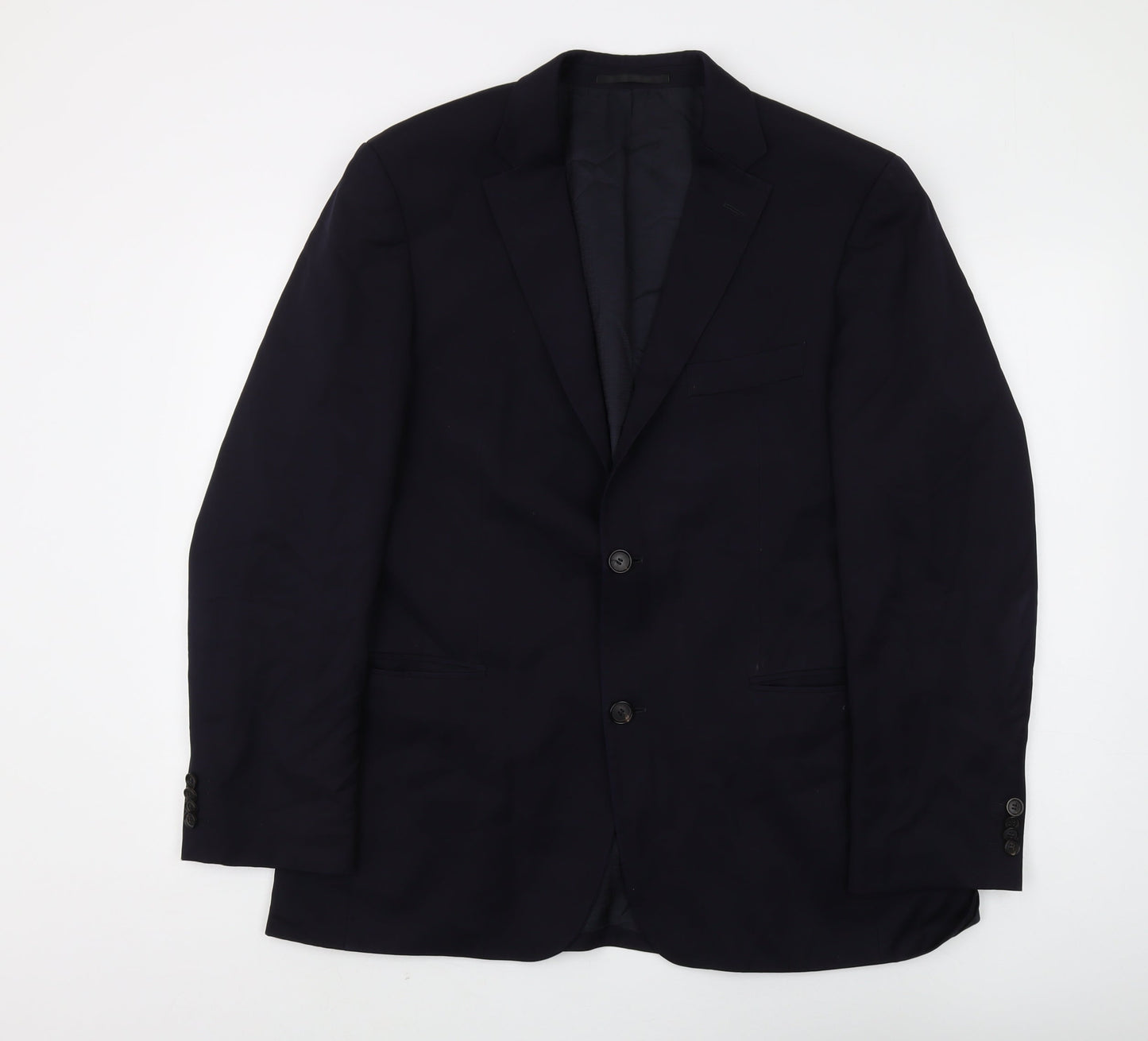 Hugo Boss Men's Black Blazer, Size 40R, Formal Wear