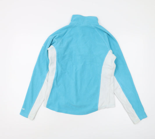 Trespass Women's Blue Henley Sweatshirt M Polyester