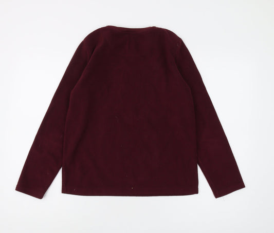 Harry Potter Boys Red Pullover Sweatshirt 12-13 Hooded Logo