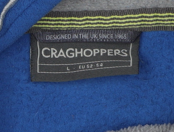 Craghoppers Men's Blue Fleece 1/2 Zip Sweatshirt L
