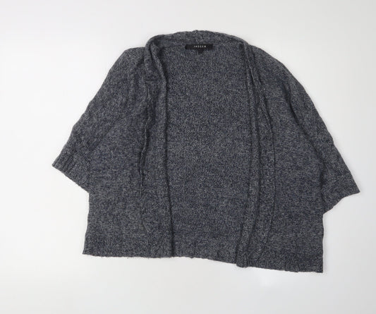 Jaeger Grey Cardigan for Women, Size M, Casual Knit