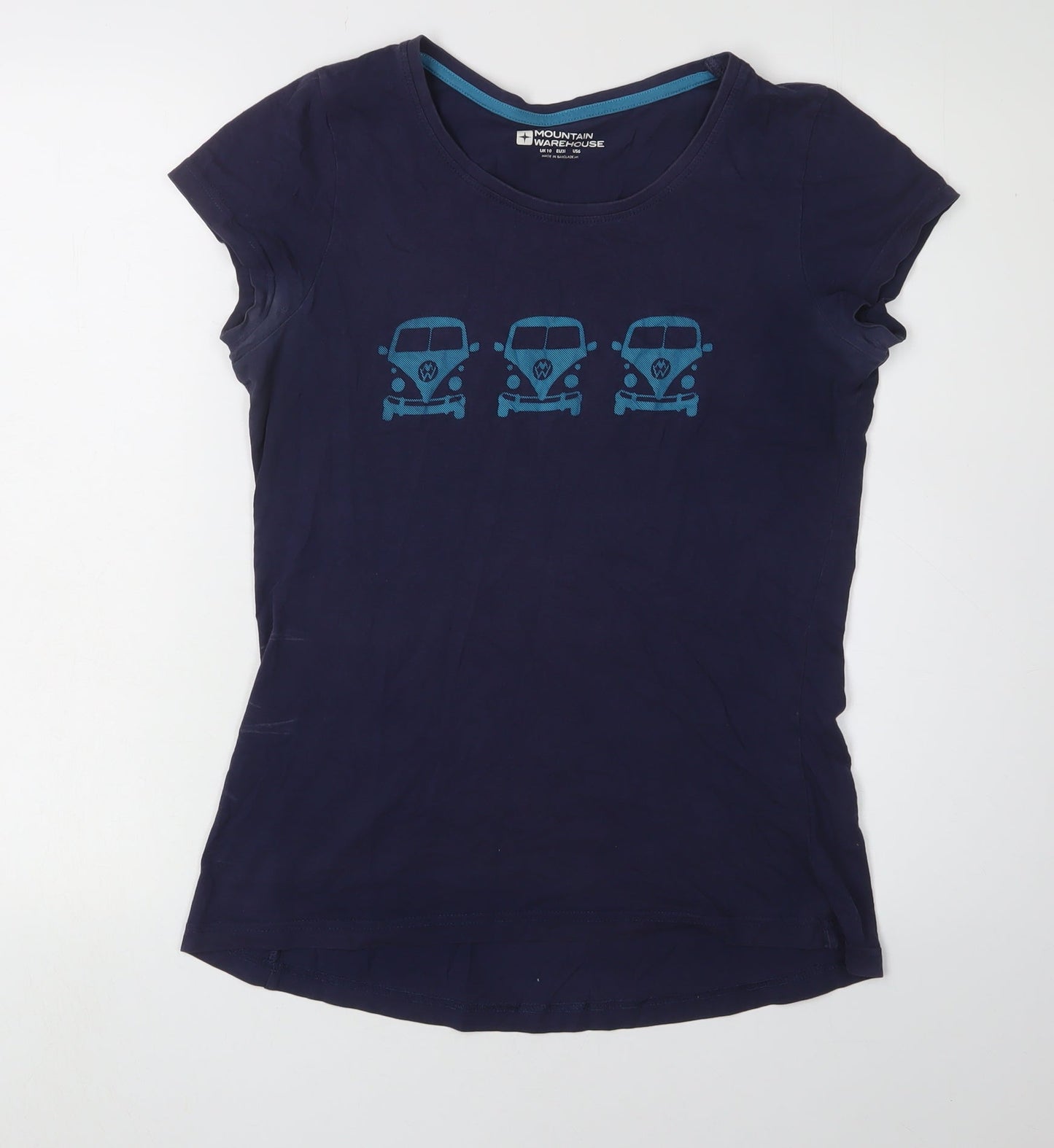 Mountain Warehouse Women's Blue Relaxed Fit T-Shirt