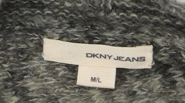 DKNY Jeans Women's Grey Cardigan M/L Long Sleeve