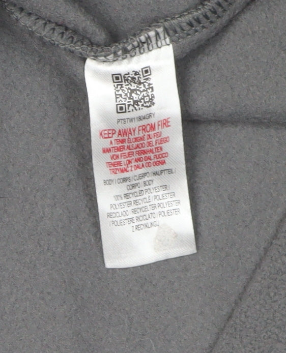 Peter Storm Women's Grey Fleece Pullover, Size 12