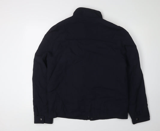 Jeff Banks Men's Blue Bomber Jacket, Size S