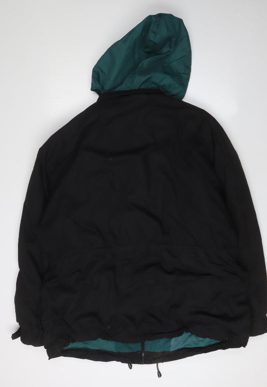 Puma Men's Black Windbreaker Jacket L