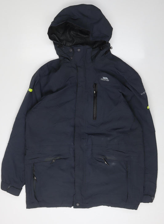 Trespass Men's Black Parka Jacket S - Waterproof Breathable Outdoor