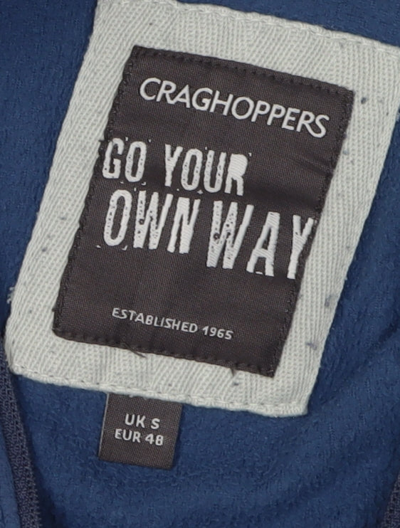 Craghoppers Men's Blue 1/2 Zip Fleece Sweatshirt S