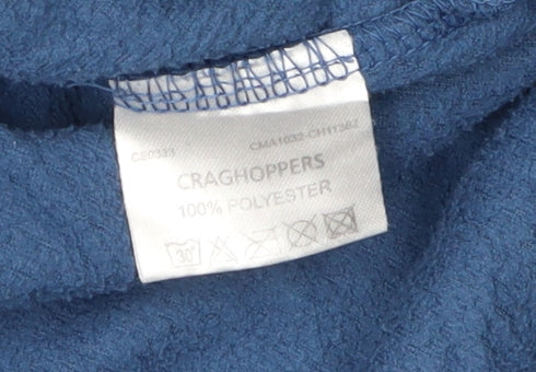 Craghoppers Men's Blue 1/2 Zip Fleece Sweatshirt S