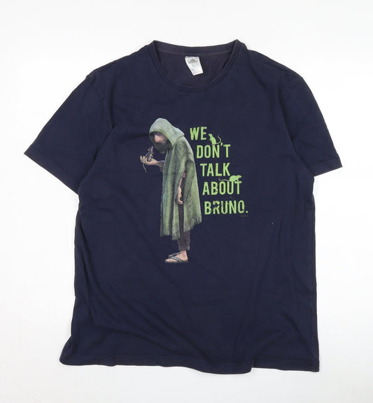 Disney Men's Blue Bruno Graphic T-Shirt L