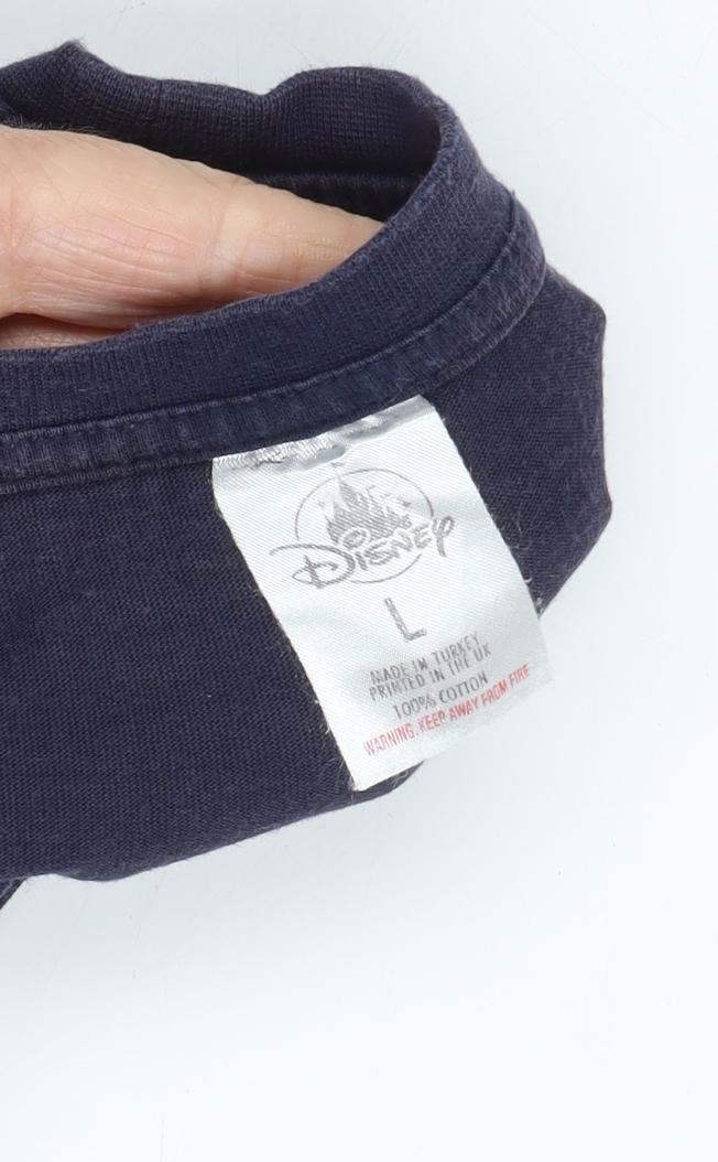 Disney Men's Blue Bruno Graphic T-Shirt L