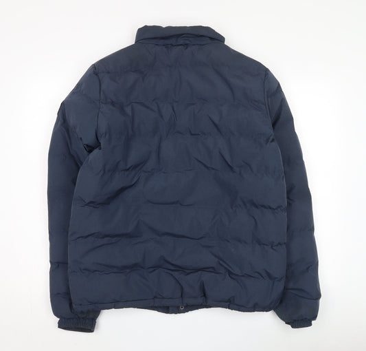 Trespass Men's Blue Puffer Jacket S Winter Casual