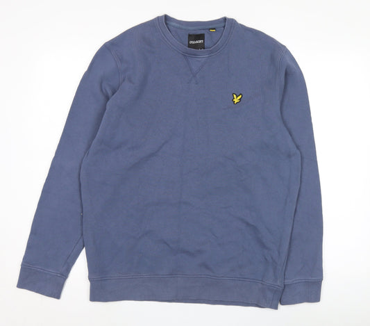 Lyle & Scott Men's Blue Crew Neck Pullover Sweatshirt M
