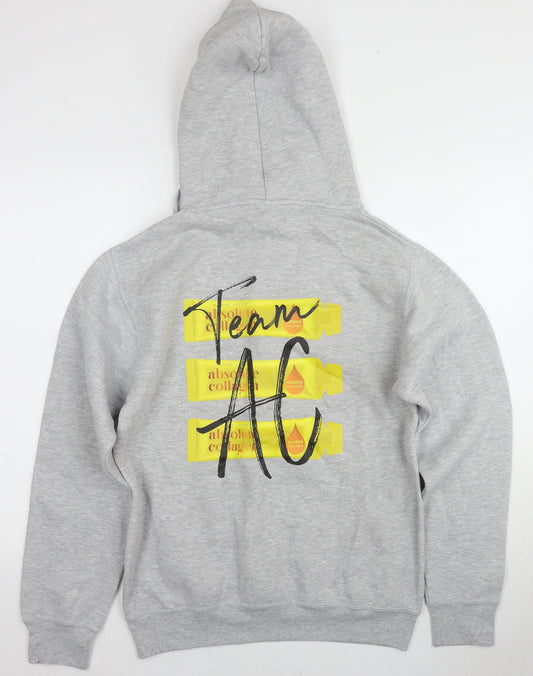 Russell Unisex Grey Pullover Hoodie S