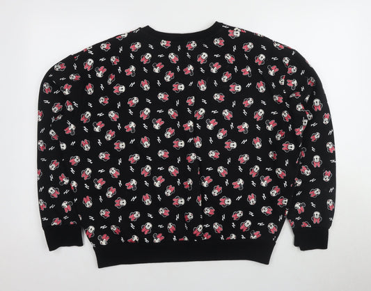 Disney Women's Black Pullover Sweatshirt - L