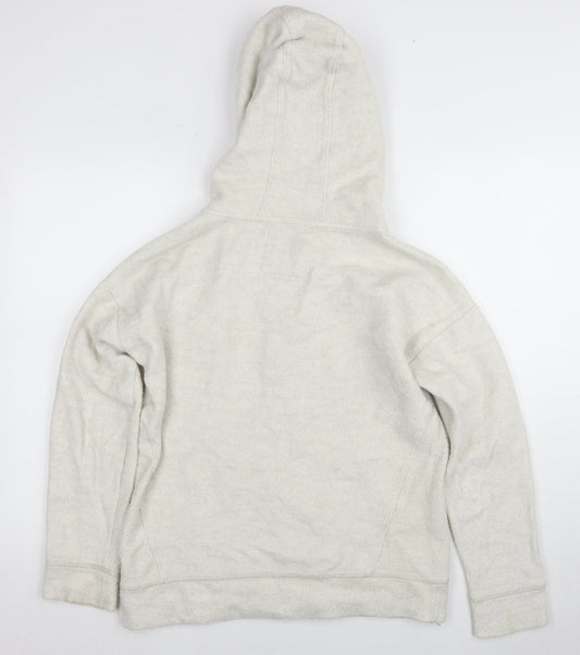 Fat Face Women's Ivory Hooded Jacket - Size S