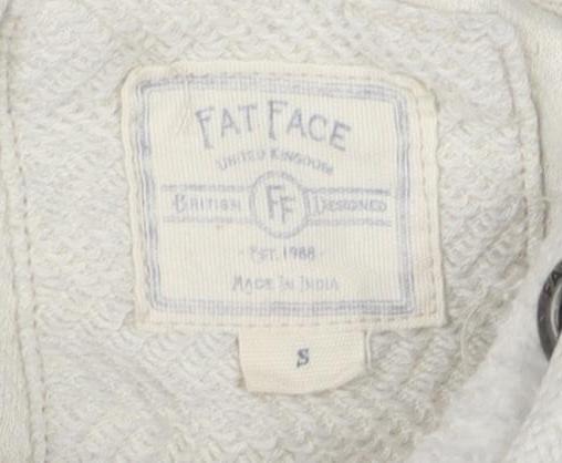 Fat Face Women's Ivory Hooded Jacket - Size S