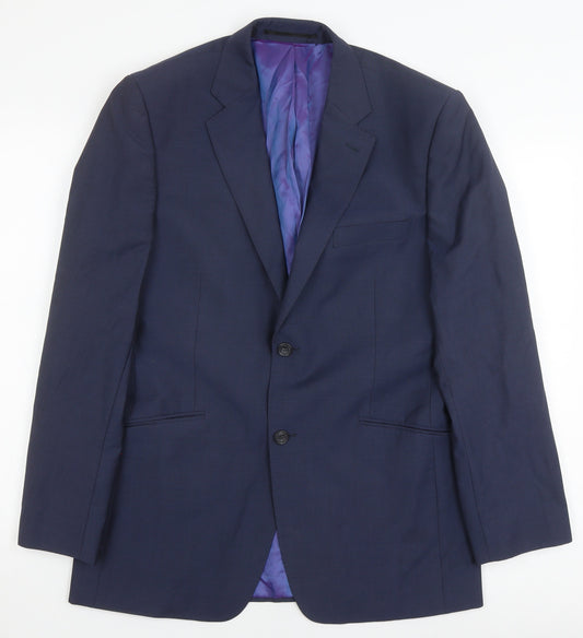Austin Reed Men's Blue Blazer, Size 40R, Wool