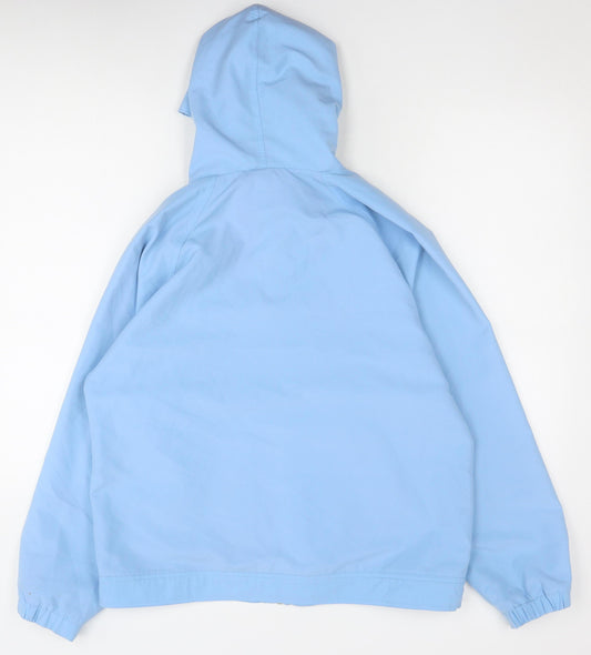 Reebok Women's Blue Basic Jacket Size 14 Hooded