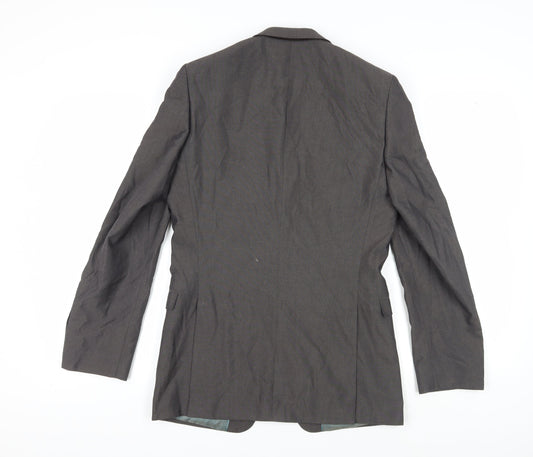 Marks and Spencer Mens Grey Long Blazer 36L