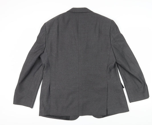 Marks and Spencer Men's Grey Blazer, Size 44S