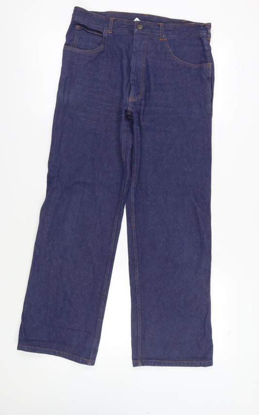 Champion Women's Blue Straight-Leg Jeans, Size 34