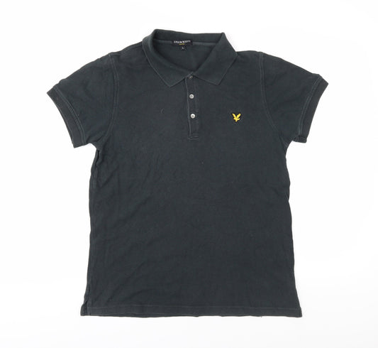 Lyle & Scott Men's Black Large Vintage Polo Shirt