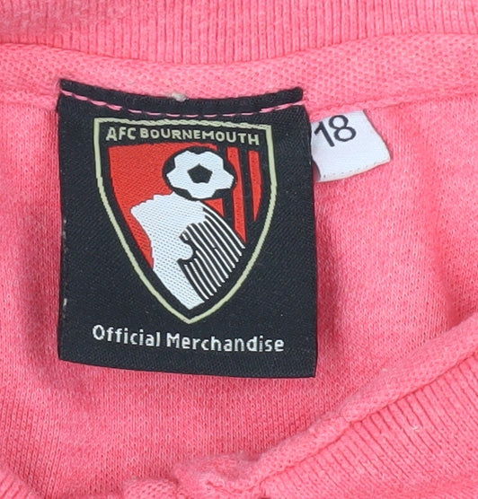 AFC Bournemouth Women's Pink Polo Shirt - Size 18