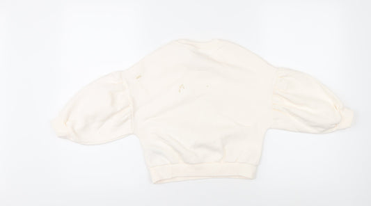 Marks and Spencer Girls' Ivory Stitch Pullover, 4-5 Years