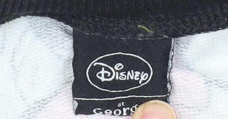 Disney Mickey Mouse Black Jersey Top, Size 24, Women's Casual