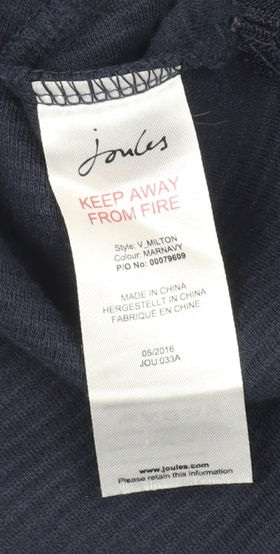 Joules Women's Navy Long Sleeve Top, UK 10