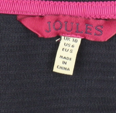 Joules Women's Navy Long Sleeve Top, UK 10