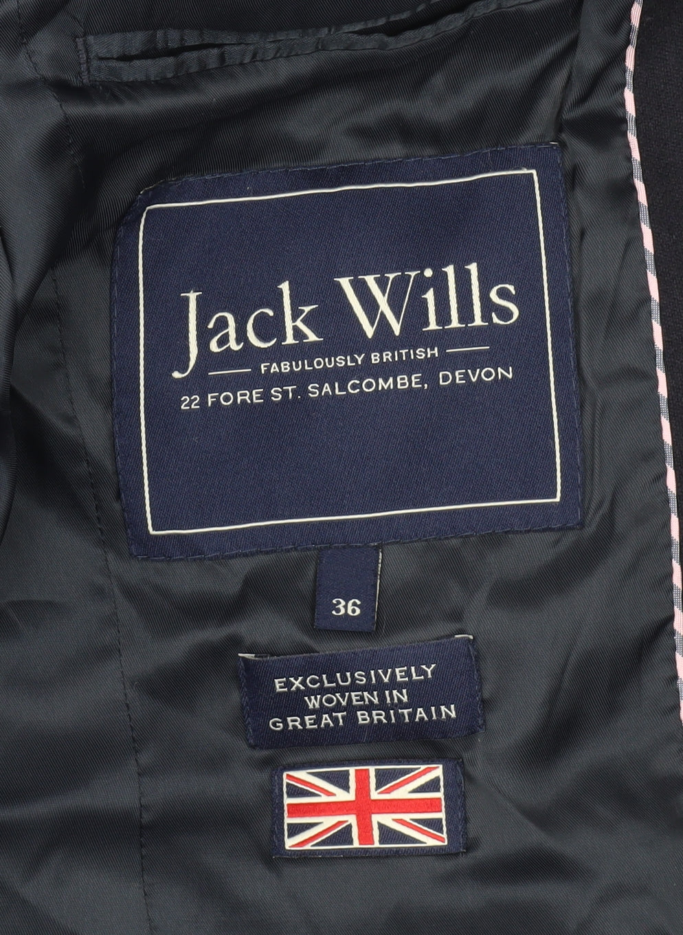 Jack Wills Men's Blue 36R Blazer