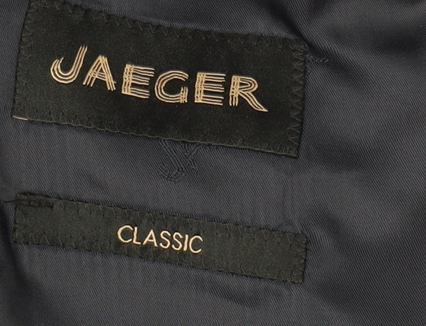 Jaeger Men's Blue Classic Wool Blazer Size 42R