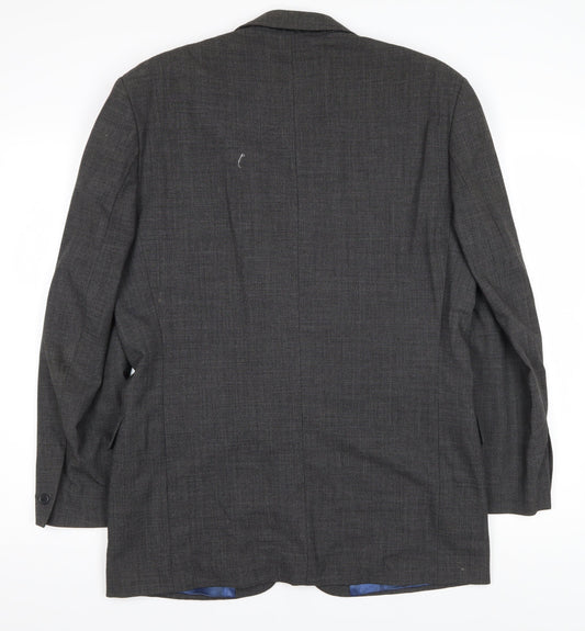 Daniel Hechter Men's Grey Blazer, Size 38R, Classic Fit