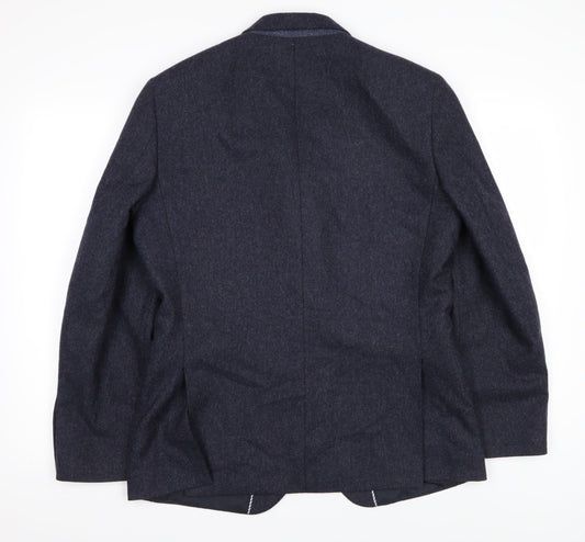 Marks and Spencer Men's Blue Blazer Size 40R