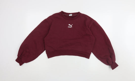 Puma Women’s Red Pullover Sweatshirt Size S