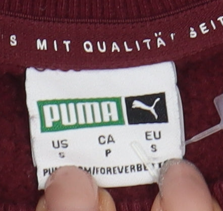 Puma Women’s Red Pullover Sweatshirt Size S