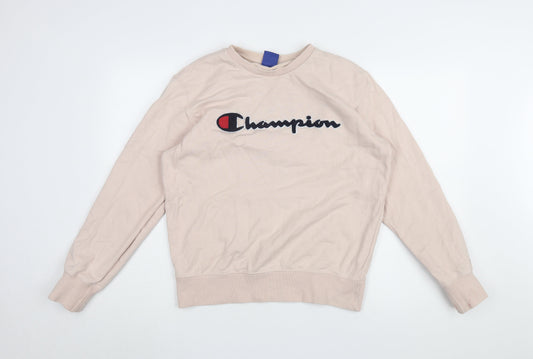 Champion Women's Beige Large Pullover Sweatshirt