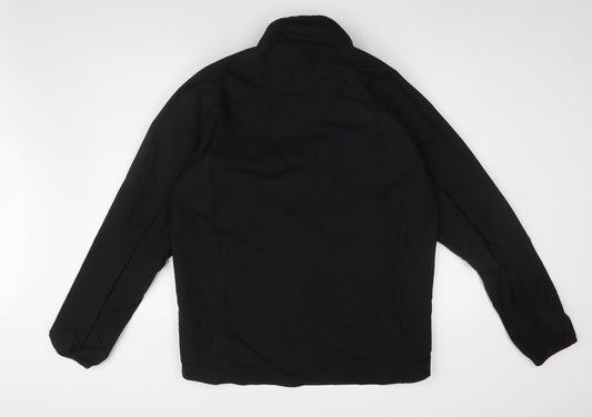 Puma Men's Black Waterproof Rain Coat Football Jacket