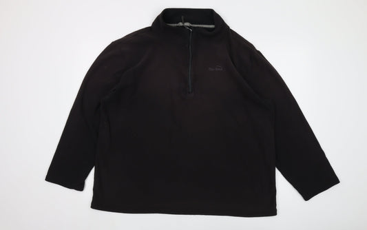 Peter Storm Men's Black XL Fleece Sweatshirt 1/2 Zip