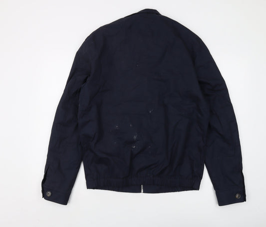 MNG Men's Blue Windbreaker Jacket M