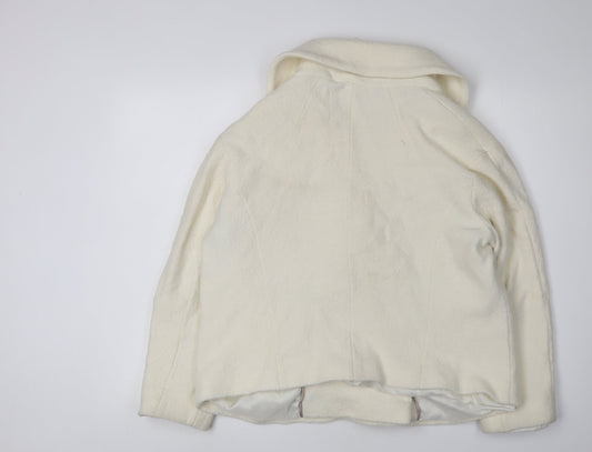 Marks and Spencer Women's Ivory Overcoat Size 14